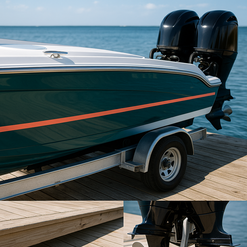 Beautiful marina with boats - Sunshine Boat Repair LLC